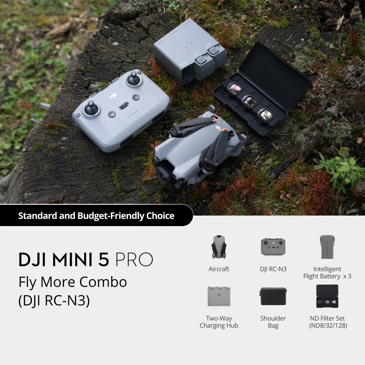 DJI Mini 5 Pro Fly More Combo (DJI RC-N3)