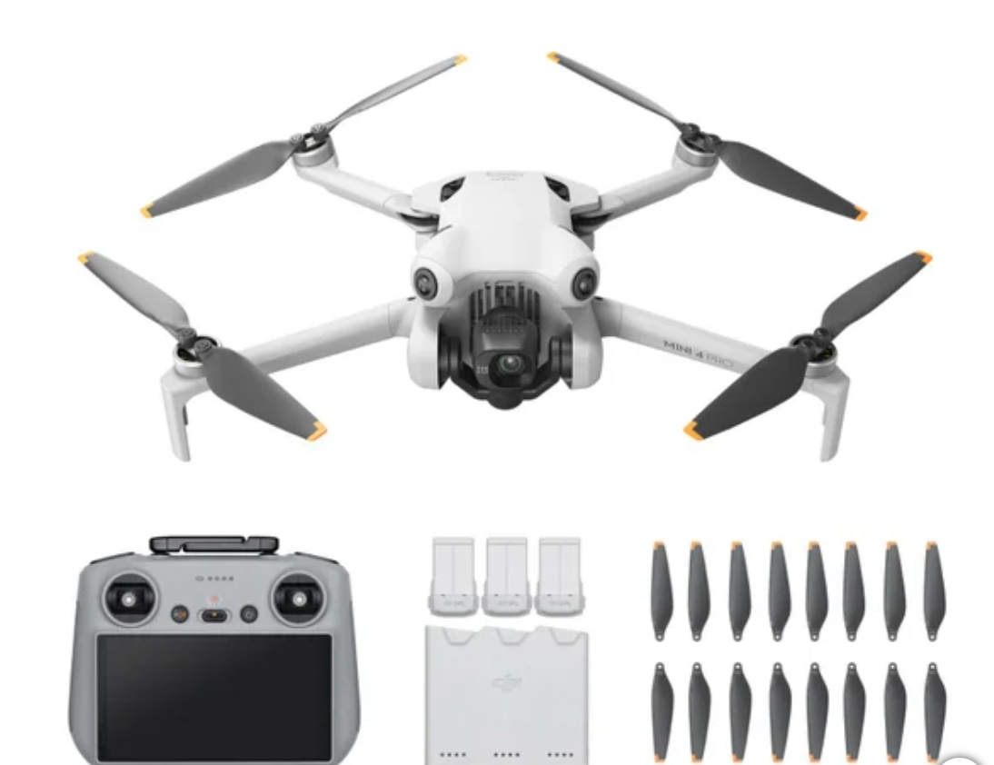 DJI Mini 4 Pro Bundle with RC2 Controller+ Waterproof Case + 64 GB Micro SD Card- Exclusive