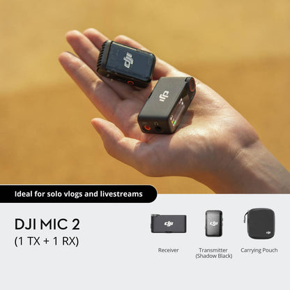 DJI Mic 2 (1 TX + 1 RX) - Premium DJI MIC from DJI - Just $299! Shop now at Eagleview Drones