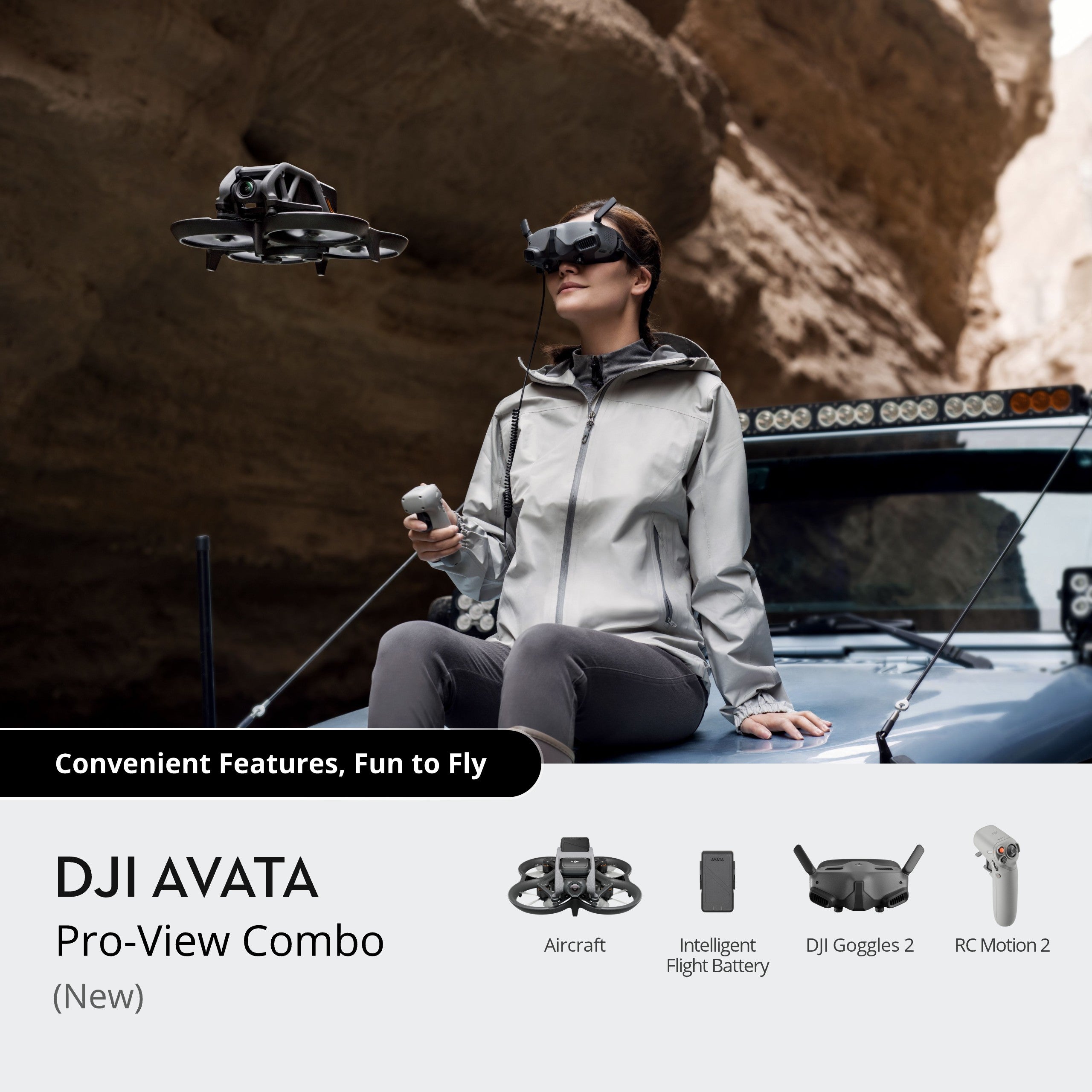 DJI Avata Pro-View Combo (New) - Premium Drones from DJI - Just $1359! Shop now at Eagleview Drones