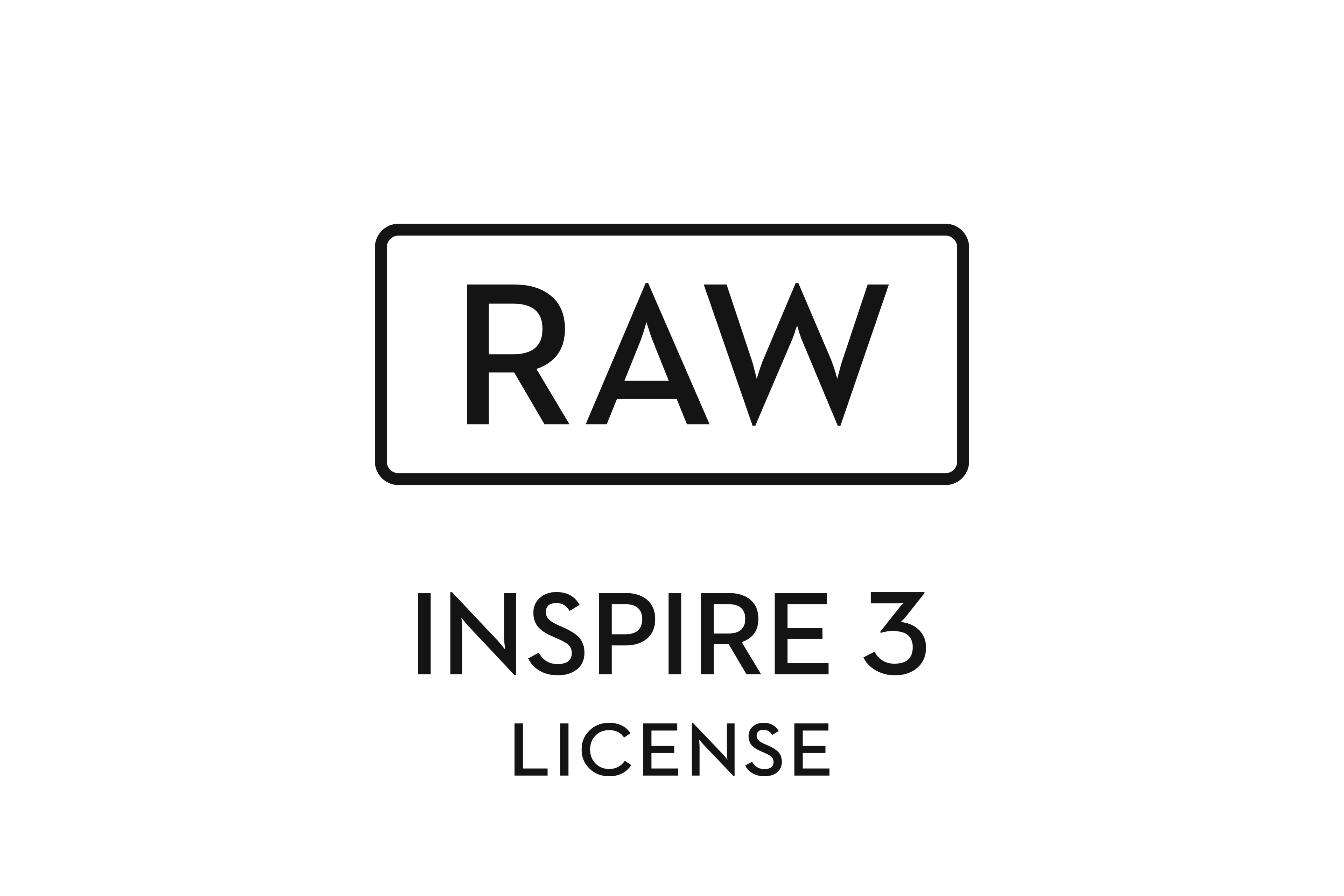 DJI Inspire 3 RAW License - Premium Inspire 3 Raw from DJI - Just $1321! Shop now at Eagleview Drones